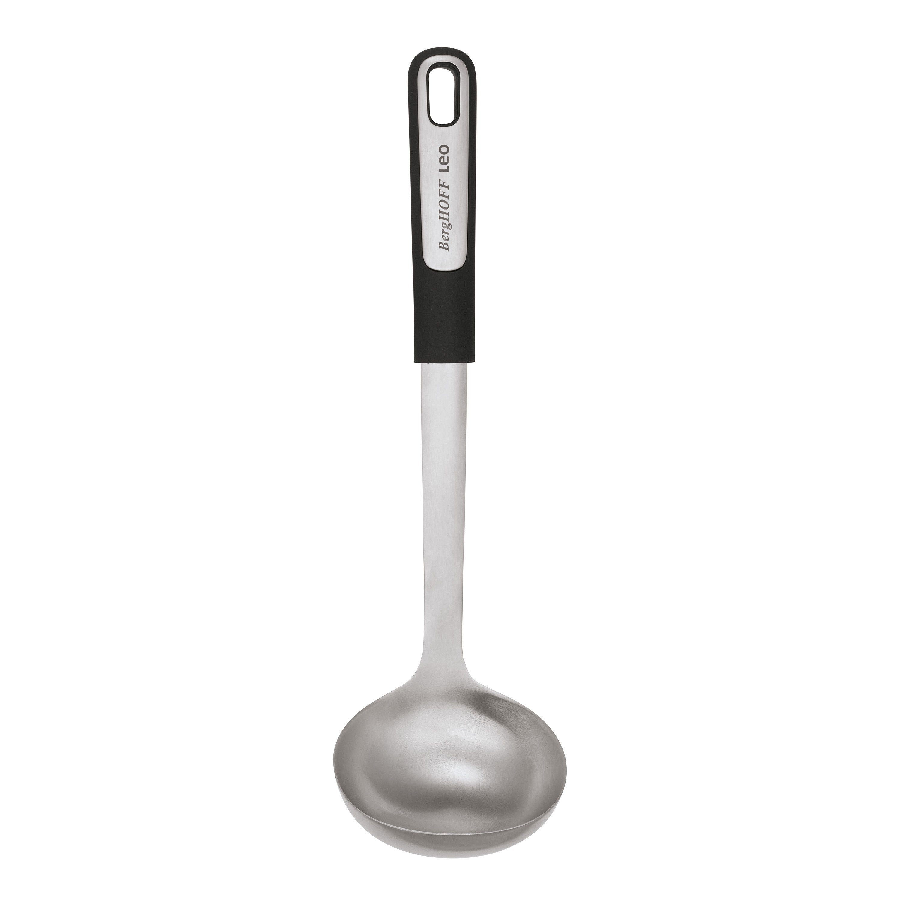 BergHOFF Soup Ladle - Graphite Series with Long Ergonomic Handle and Hanging Loop