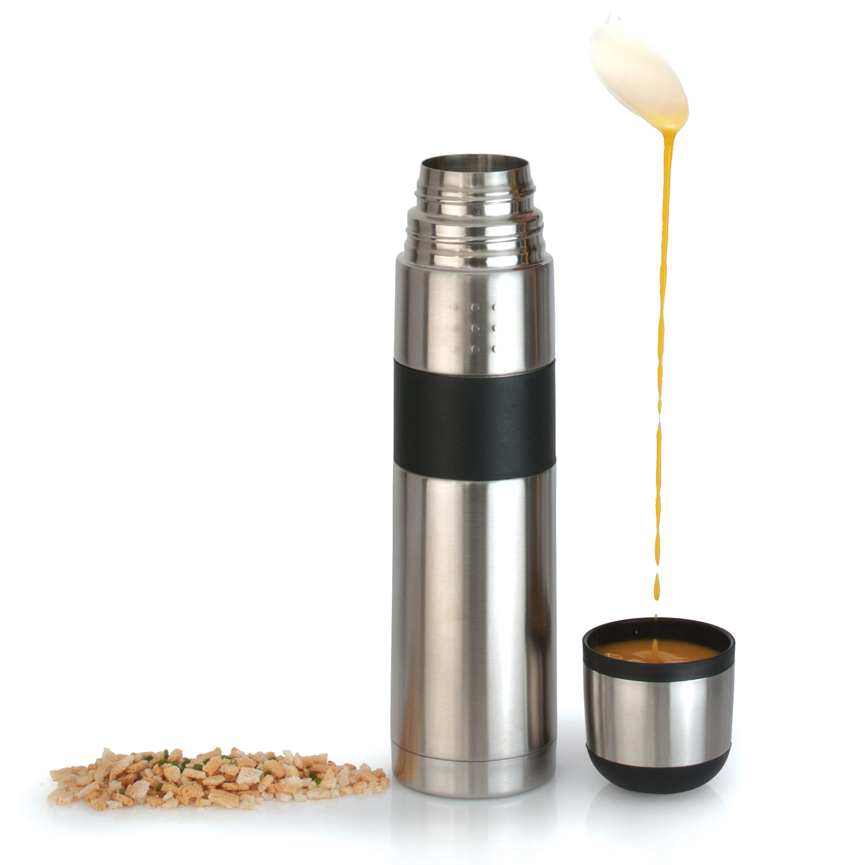 BergHOFF 1L Thermal Flask – Stainless Steel with Double Wall &amp; Lid That Doubles as Drinking Cup