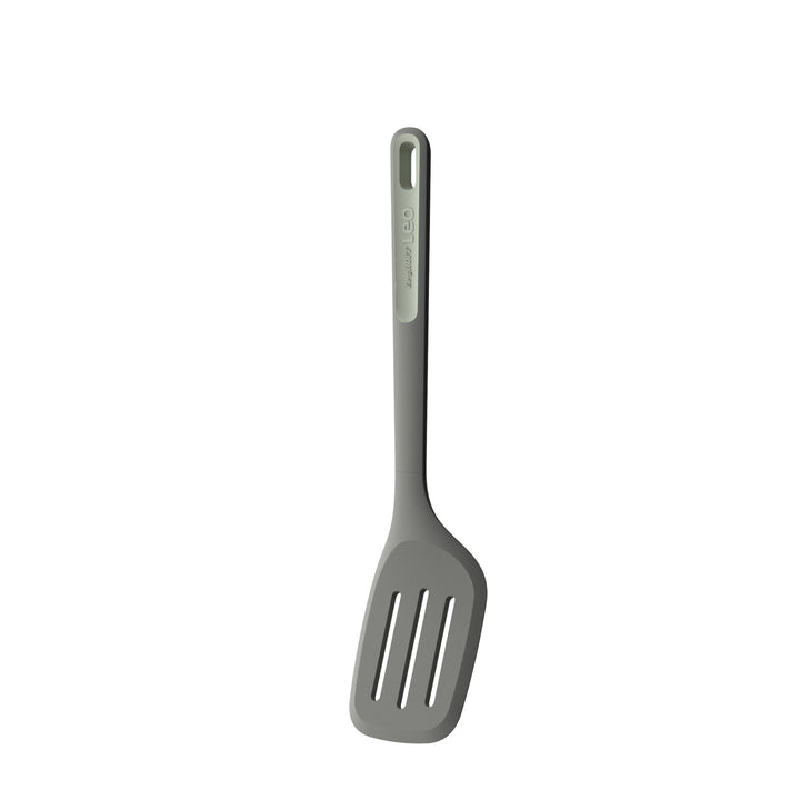 BergHOFF Slotted Turner - Balance Series with Flexible Silicone Edge, Recycled Plastic and Easy Storage