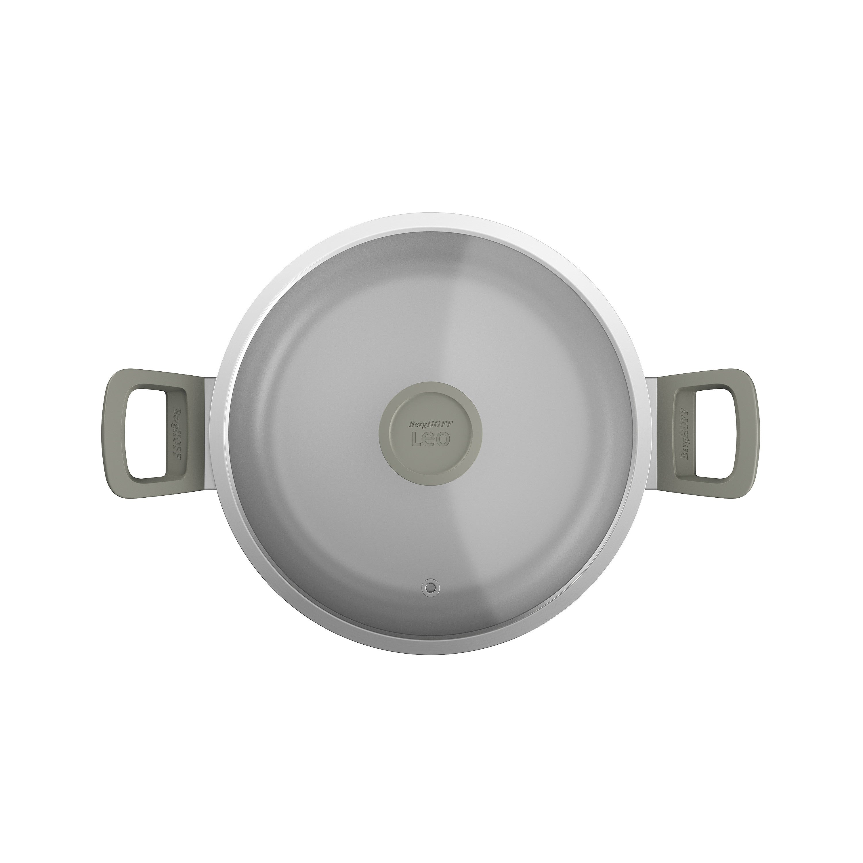 BergHOFF 6-Piece Cookware Set - Uqonic Downdraft Series with Bright Handles and Glass Lids