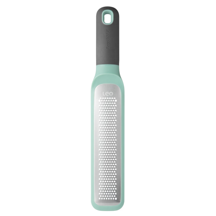 BergHOFF Zester and Rasp Grater - Sharp Stainless Steel Blade with Bowl Notches & Protective Storage Cover