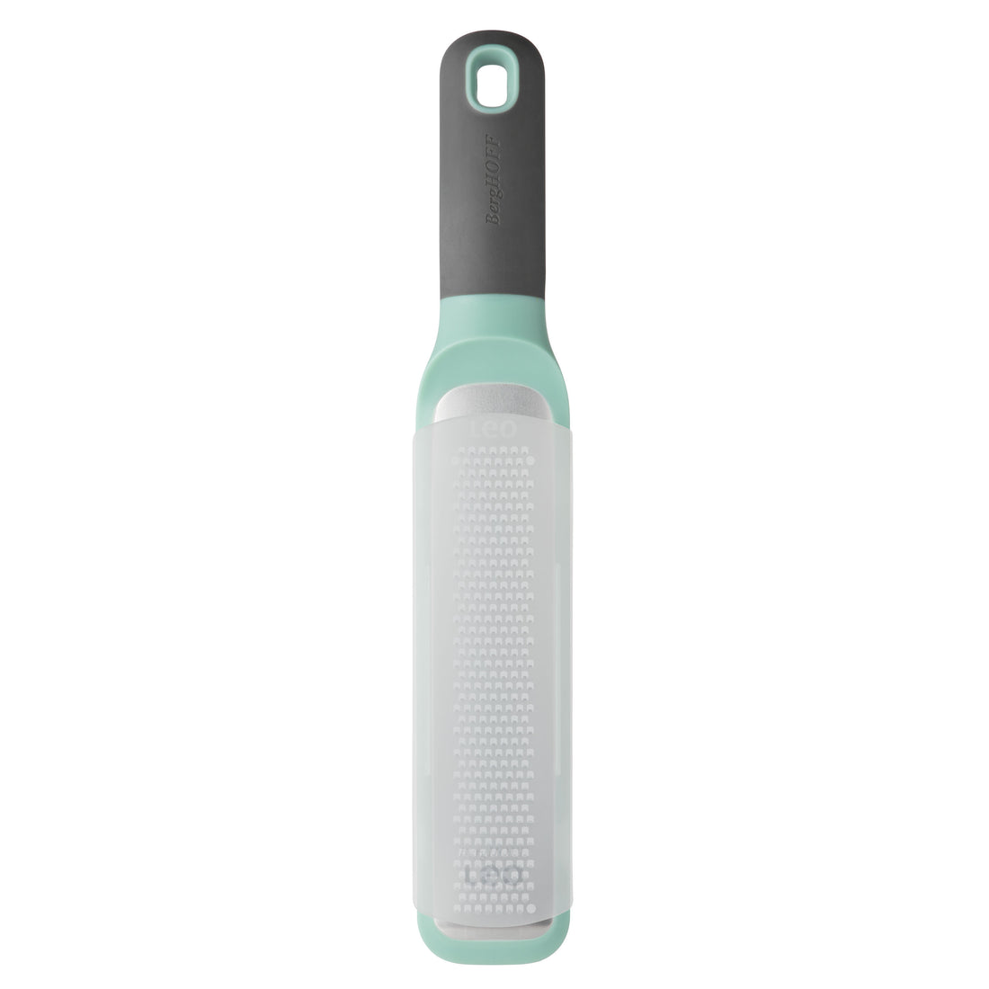 BergHOFF Zester and Rasp Grater - Sharp Stainless Steel Blade with Bowl Notches & Protective Storage Cover